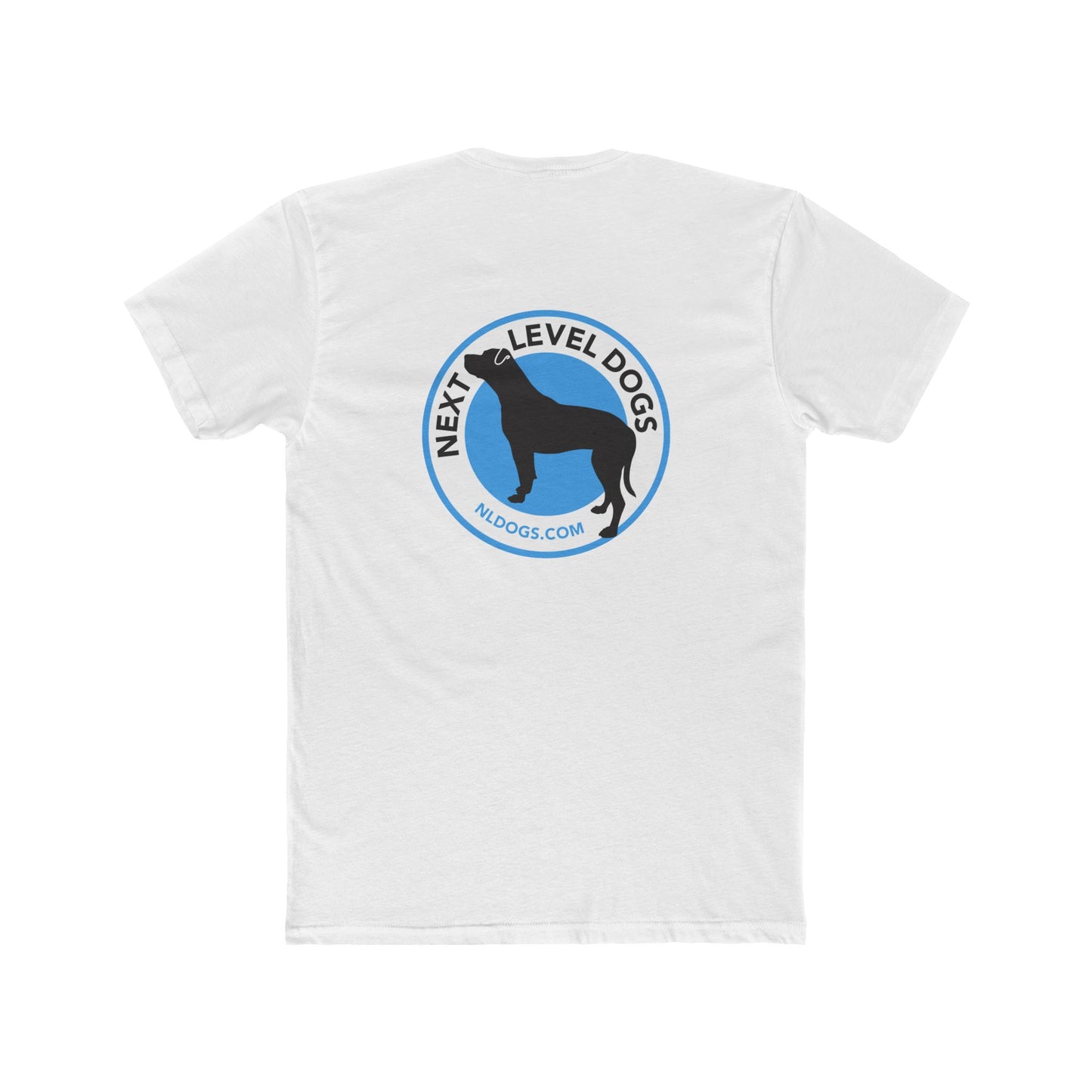 Next Level Dogs Logo - Unisex Cotton Crew Tee