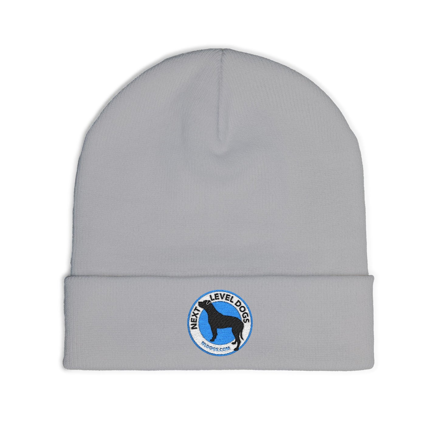 Next Level Dogs Embroidered Knit Beanie