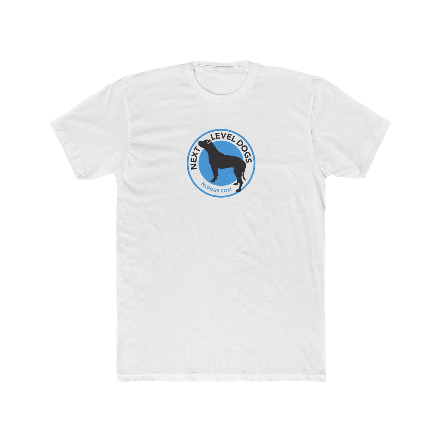 Next Level Dogs Logo - Unisex Cotton Crew Tee
