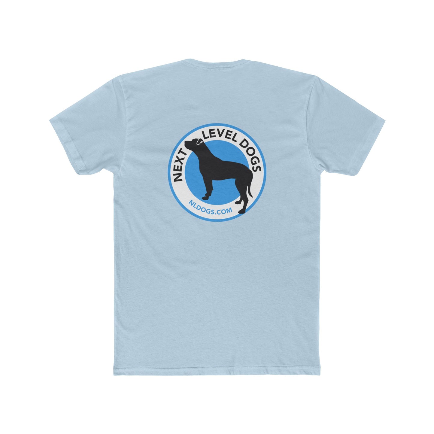 Obedience Is Not A Lifestyle with Next Level Dogs Logo - Unisex Cotton Crew Tee
