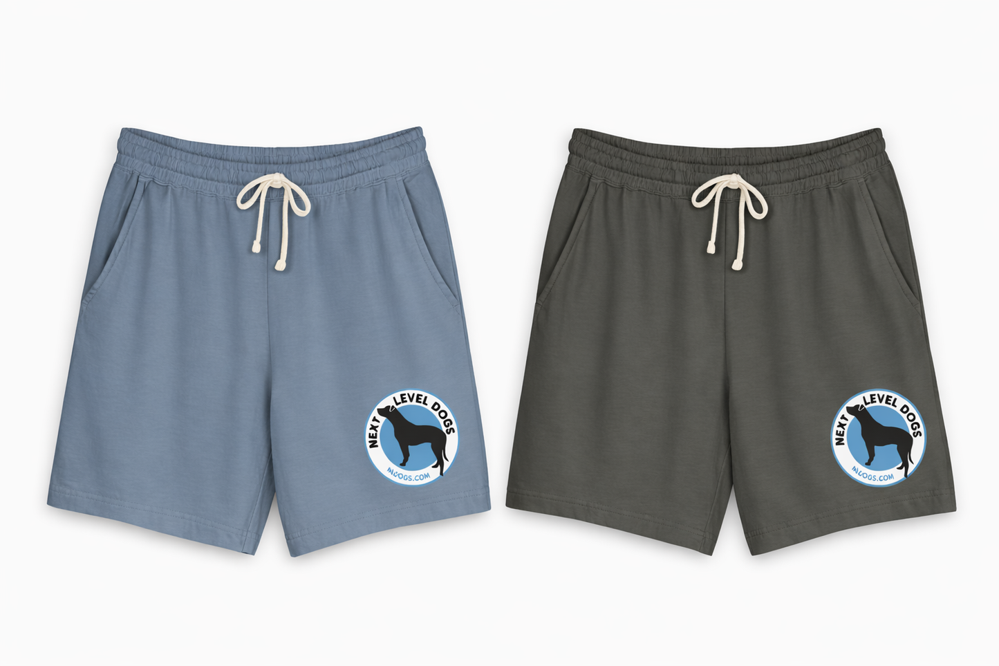 Next Level Dogs Logo Unisex Lightweight Fleece Sweat Shorts