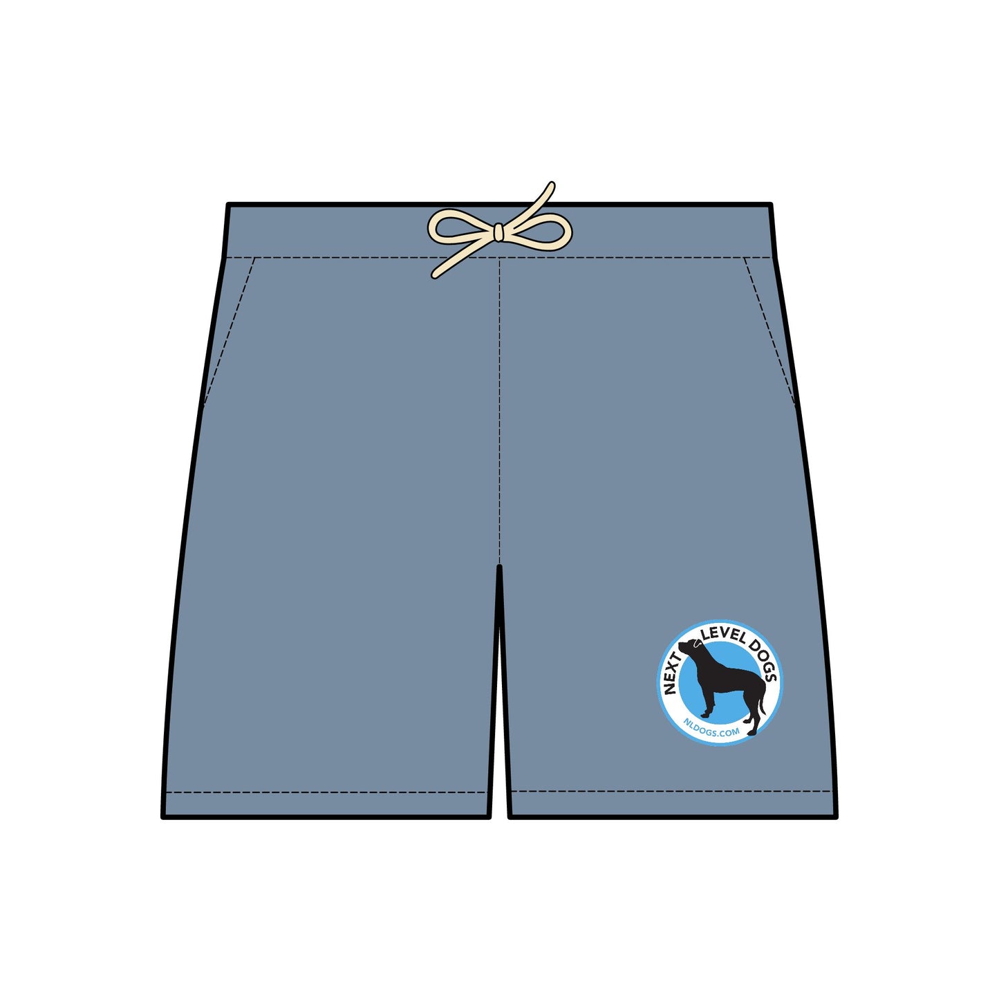Next Level Dogs Logo Unisex Lightweight Fleece Sweat Shorts