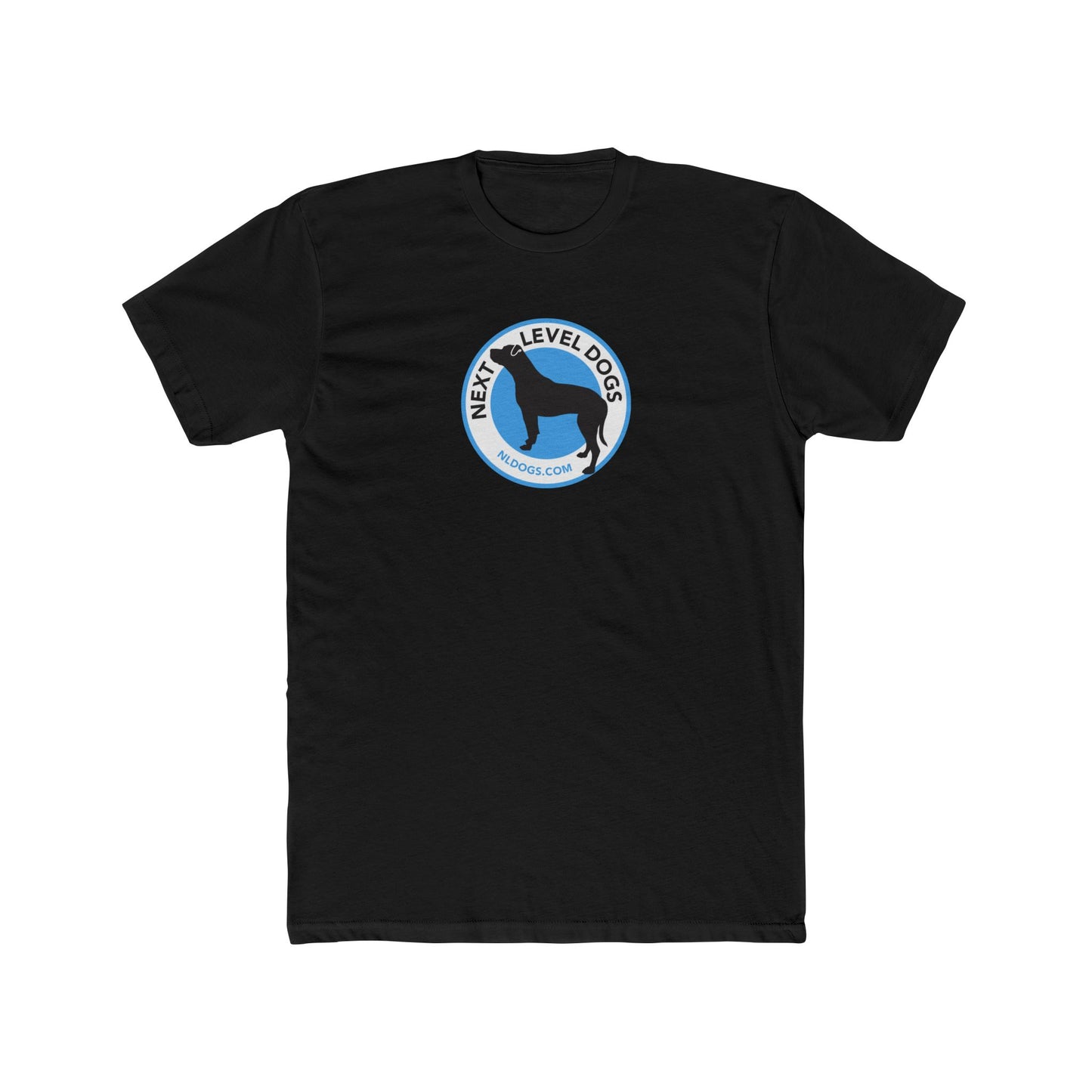 Next Level Dogs Logo - Unisex Cotton Crew Tee