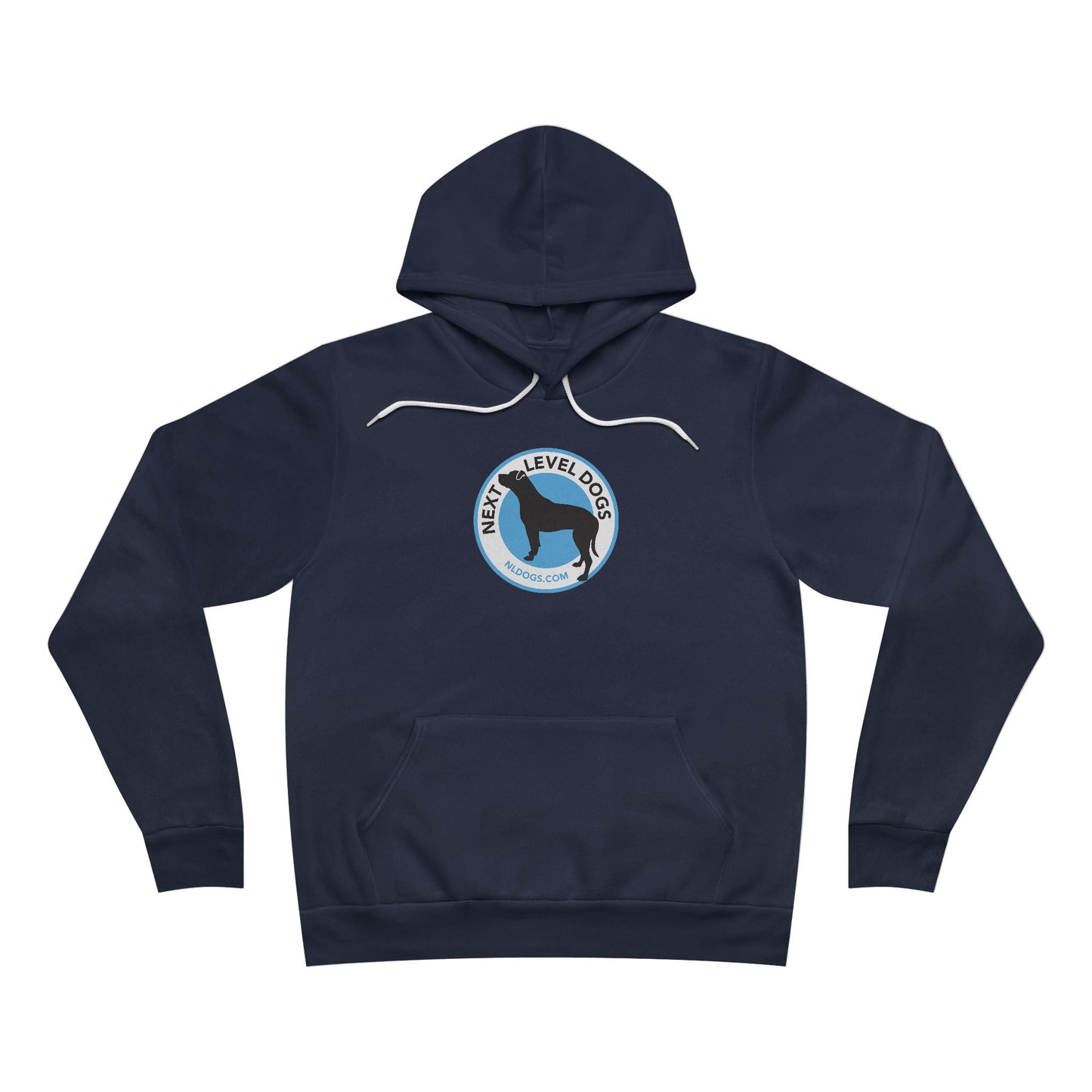 Go Play With Your Dog Personal Play with Next Level Dogs Logo - Unisex Sponge Fleece Pullover Hoodie