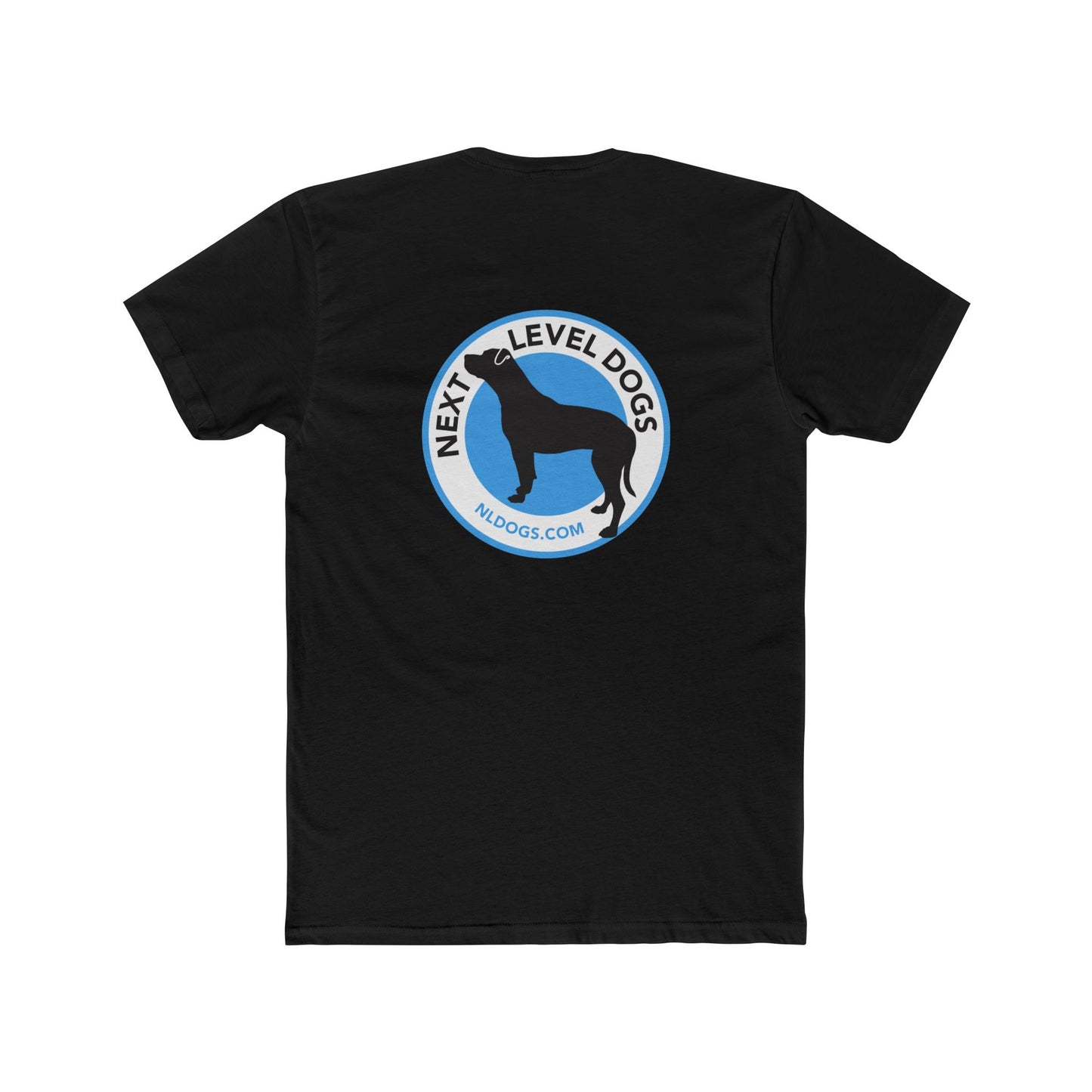 Next Level Dogs Logo - Unisex Cotton Crew Tee