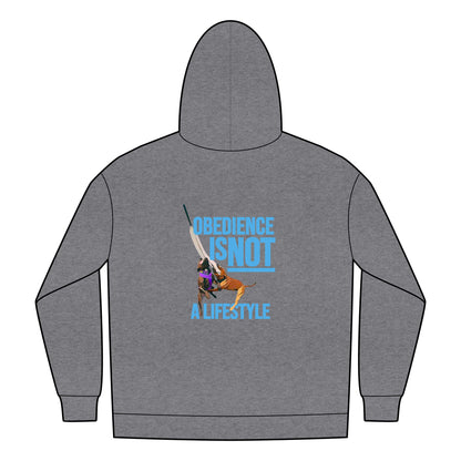 Obedience Is Not A Lifestyle - Sue & Macey with Next Level Dogs Logo Unisex Jersey Full-Zip Hoodie