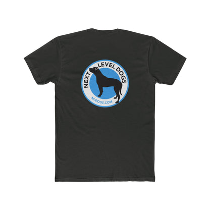 Obedience Is Not A Lifestyle with Next Level Dogs Logo - Unisex Cotton Crew Tee