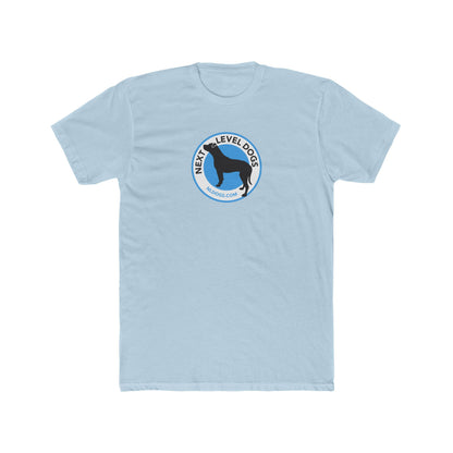 Obedience Is Not A Lifestyle - Sue & Macey with Next Level Dogs Logo - Unisex Cotton Crew Tee