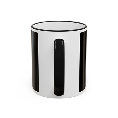 Mug — "Go Play With Your Dog" Accent Rim & Handle Ceramic Coffee Cup (11oz/15oz)