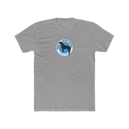 Obedience Is Not A Lifestyle - Sue & Macey with Next Level Dogs Logo - Unisex Cotton Crew Tee