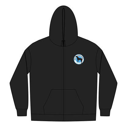 Obedience Is Not A Lifestyle - Sue & Macey with Next Level Dogs Logo Unisex Jersey Full-Zip Hoodie