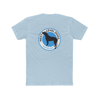Obedience Is Not A Lifestyle with Next Level Dogs Logo - Unisex Cotton Crew Tee