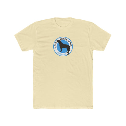Obedience Is Not A Lifestyle - Sue & Macey with Next Level Dogs Logo - Unisex Cotton Crew Tee