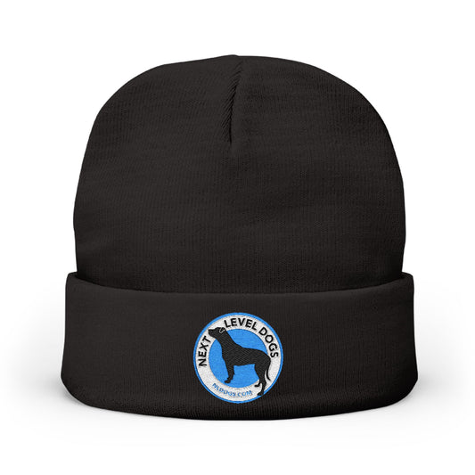 Next Level Dogs Embroidered Knit Beanie